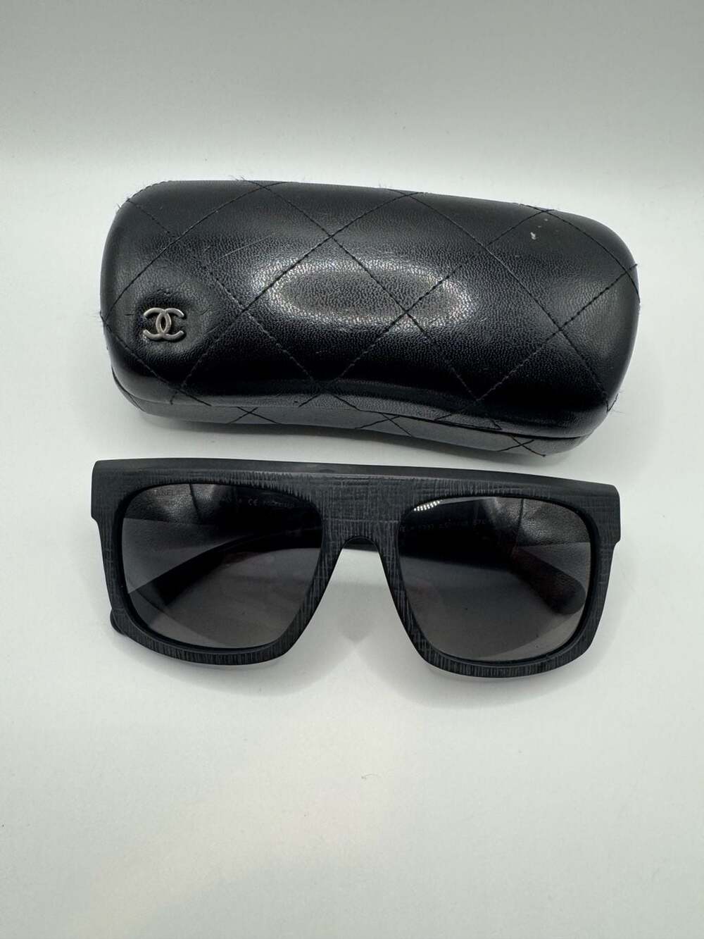 Chanel 5333 Size 57-18 Black Polarized Sunglasses